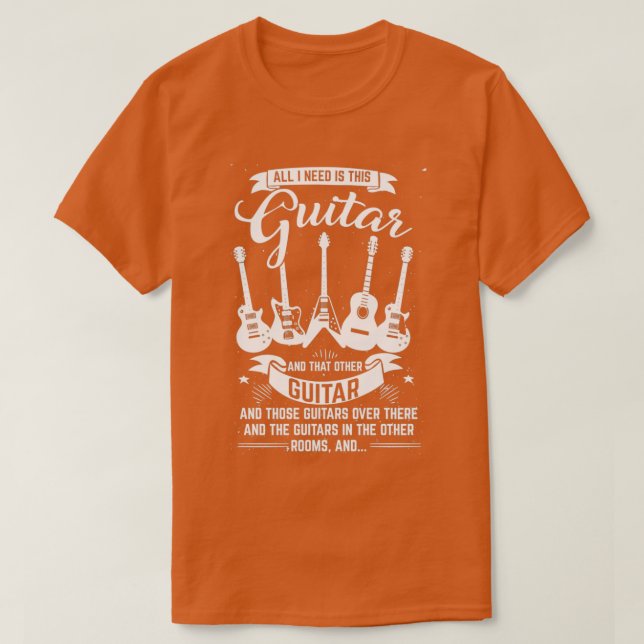 Camiseta guitarra eléctrica 17 (Diseño del anverso)