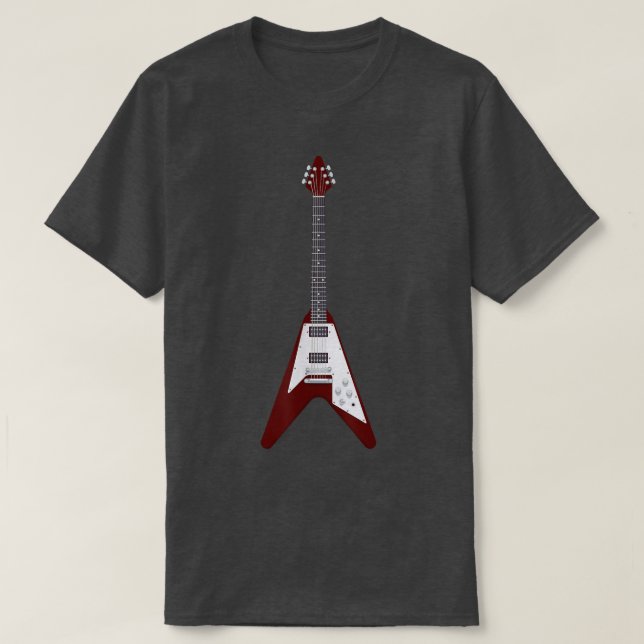 Camiseta Guitarra eléctrica 27 (Diseño del anverso)