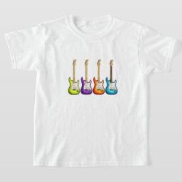 Camiseta Guitarra Eléctrica Colorida