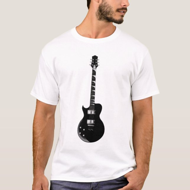 Camiseta Guitarra eléctrica de arte pop (Anverso)