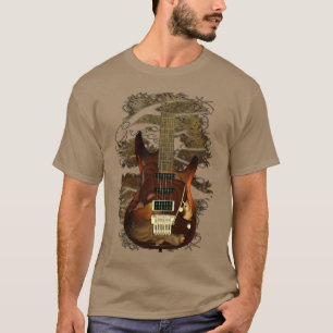 Camiseta Guitarra eléctrica de encargo de la fantasía