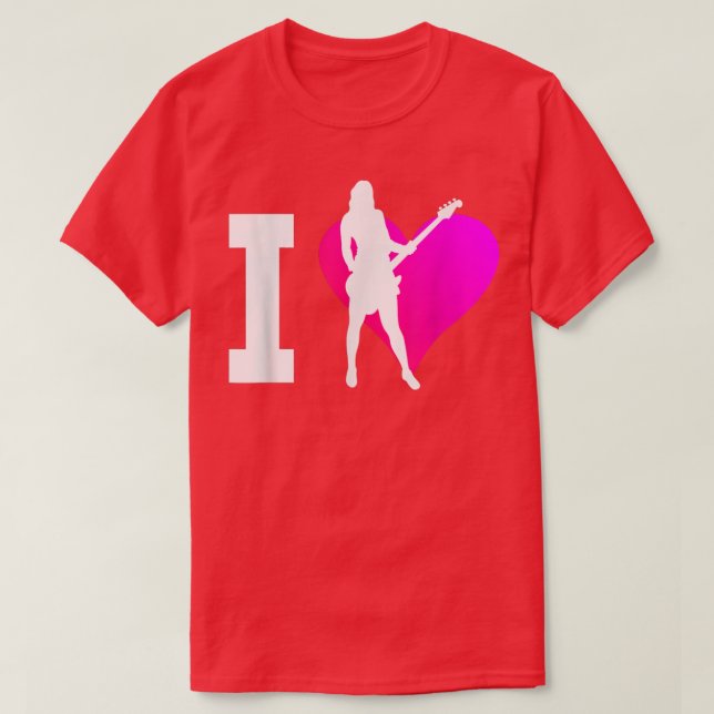 Camiseta Guitarra eléctrica de guitarra electrónica guitarr (Diseño del anverso)