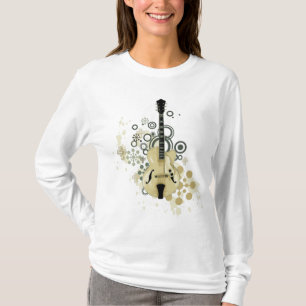 Camiseta Guitarra eléctrica del cuerpo hueco