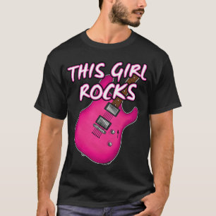 Camiseta Guitarra Eléctrica Esta Chica Roca A La Guitarista