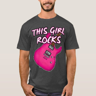 Camiseta Guitarra Eléctrica Esta Chica Roca A La Guitarista