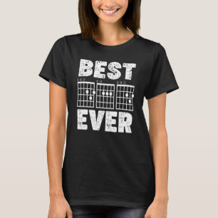 Camiseta Guitarra Eléctrica Hombre Acorde Guitarrista Papá