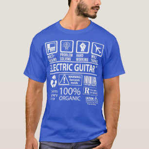 Camiseta Guitarra Eléctrica MultiTasking Certified Job Gift