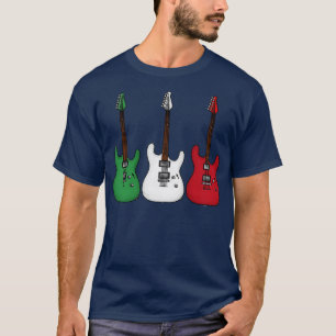 Camiseta Guitarra Eléctrica: Músico de guitarrista de bande