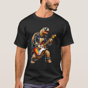 Camiseta Guitarra Eléctrica Tortuga Música Concierto Guitar