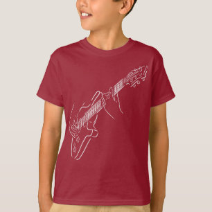 Camiseta Guitarra eléctrica. Un regalo para un amante de la