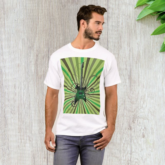 Camiseta Guitarra Eléctrica Verde (Subido por el creador)
