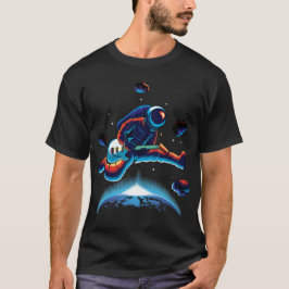 Camiseta Guitarra en el espacio T-Shirt