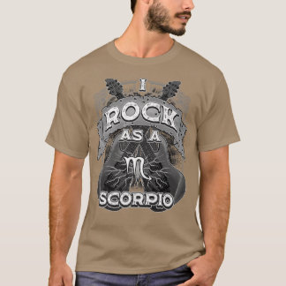 Camiseta Guitarra Escorpio Que Rock Como Rótulo Escorpio Zo