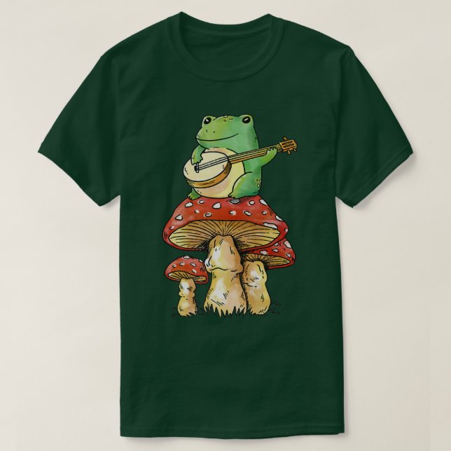 Camiseta Guitarra Estética Goblincore Hogares Magnéticos Pr (Diseño del anverso)