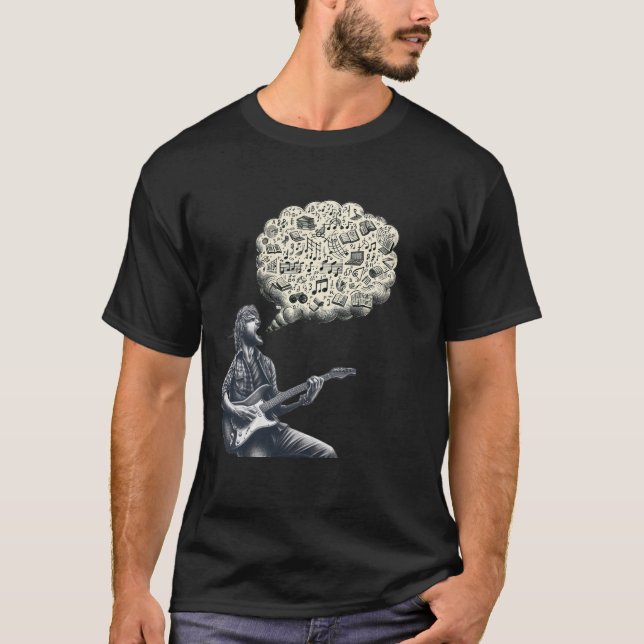Camiseta Guitarra explosiva de Solfeggio (Anverso)