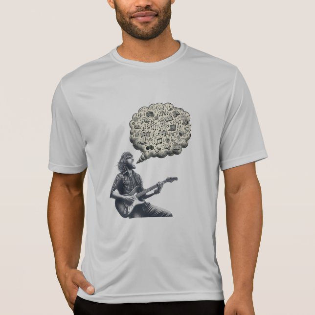 Camiseta Guitarra explosiva de Solfeggio (Anverso)