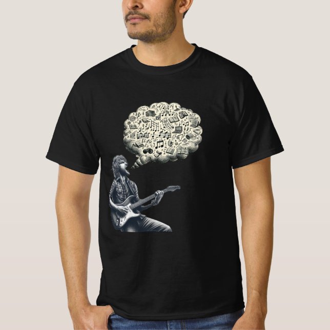 Camiseta Guitarra explosiva de Solfeggio (Anverso)