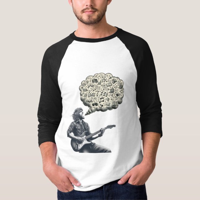 Camiseta Guitarra explosiva de Solfeggio (Anverso)
