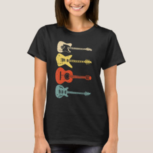 Camiseta Guitarra Guay Hombres Gui Acústica Vintage