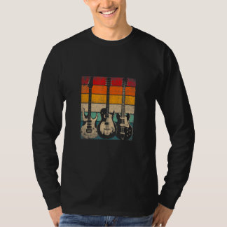 Camiseta Guitarra Guay Hombres Gui Acústica Vintage