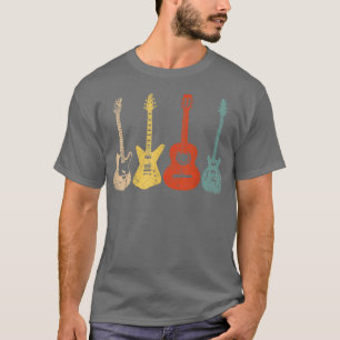 Camiseta Guitarra Guay Jugadores de arte Hombres Mujeres Vi