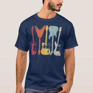 Camiseta Guitarra Guay Jugadores de arte Hombres Mujeres Vi