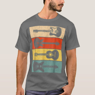 Camiseta Guitarra Guay Para Hombres Mujeres Amantes De La G