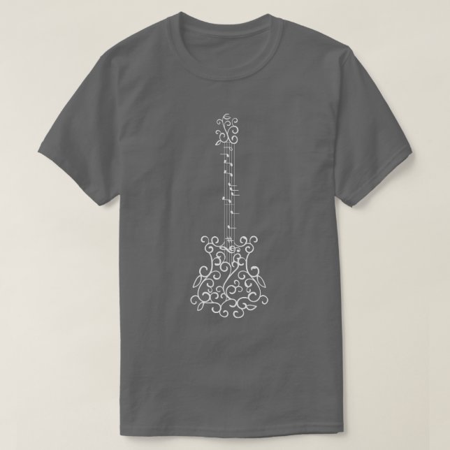 Camiseta Guitarra Guitar Mandala507 (Diseño del anverso)