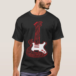 Camiseta guitarra guitarra eléctrica música instrumento baj