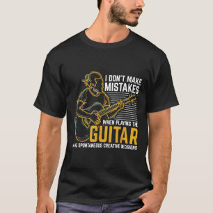 Camiseta Guitarra, guitarrista musical