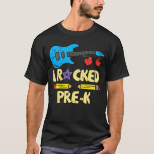 Camiseta Guitarra Infantil Que Golpeé A Pre K El Día Pasado