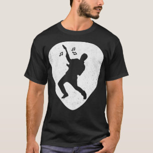 Camiseta Guitarra Jugador Guitarra Música Reed Rock