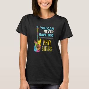Camiseta Guitarra Jugador Hoarder Bass Eléctrico Demasiada