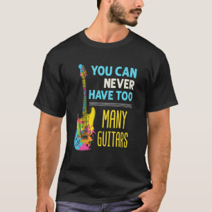 Camiseta Guitarra Jugador Hoarder Bass Eléctrico Demasiada
