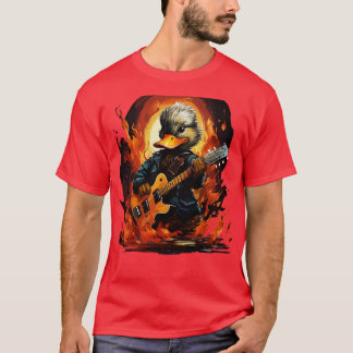 Camiseta Guitarra Jugando Pato