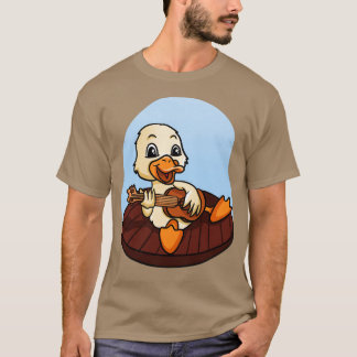 Camiseta Guitarra Jugando Pato