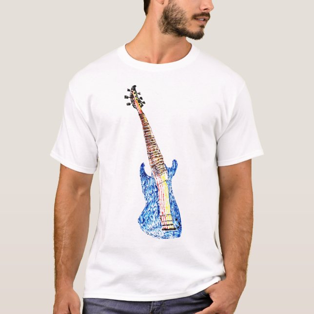 Camiseta Guitarra Líquida (Anverso)