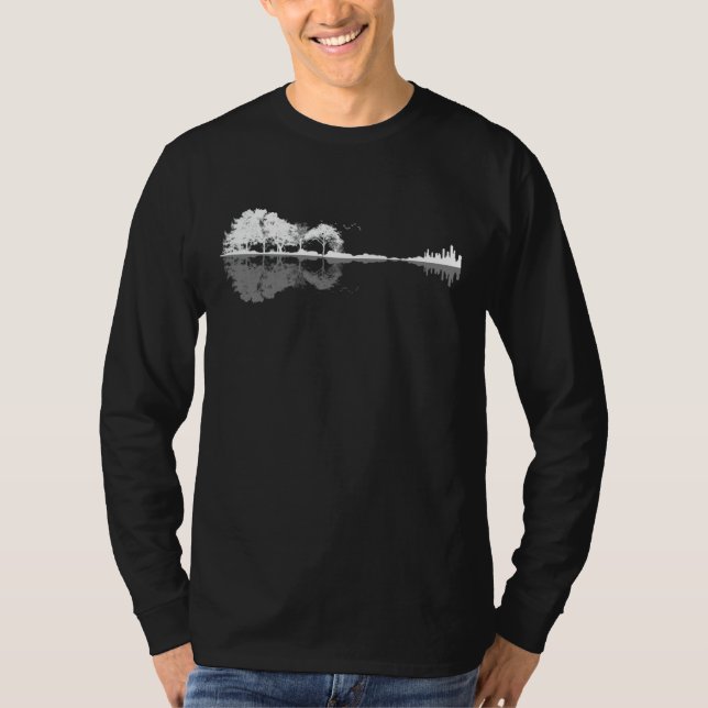 Camiseta Guitarra Lover| Regalo de sombra del lago de guita (Anverso)