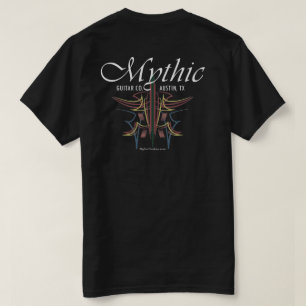 Camiseta guitarra mítica co color pinstripe