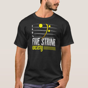 Camiseta Guitarra Music Five Strings Society