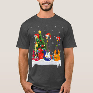 Camiseta Guitarra Music Lover coincide con Santa Hat Guitar
