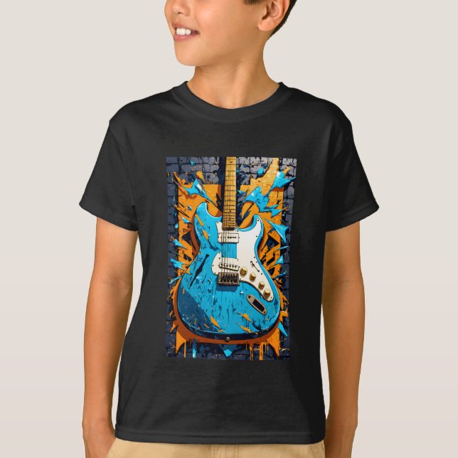 Camiseta Guitarra musical (Anverso)