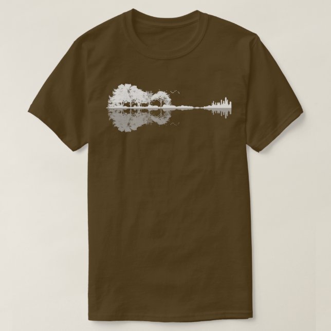 Camiseta Guitarra natural 7 (Diseño del anverso)