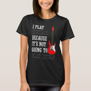 Camiseta Guitarra No Se Va A Tocar Sola Guitarra Eléctric