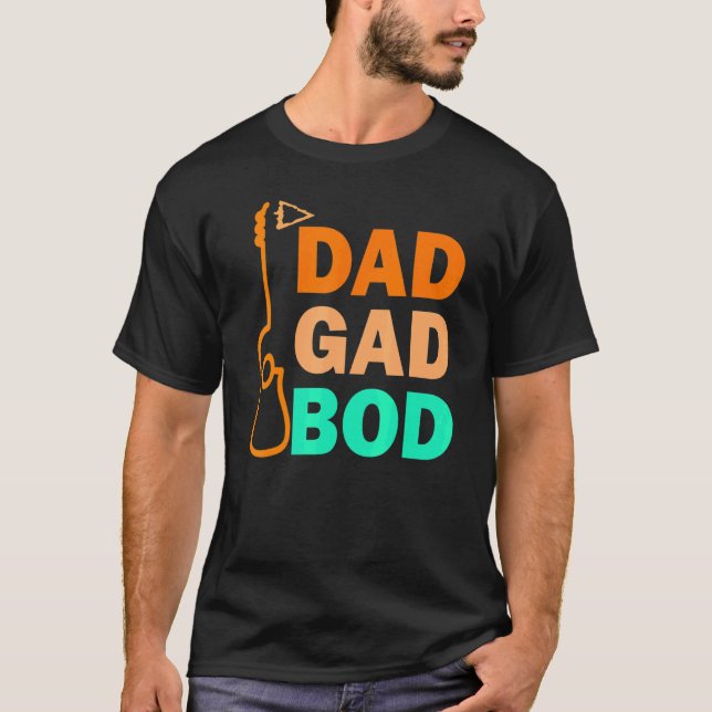 Camiseta Guitarra Padre Figura Papá Día de la sangre Dadgad (Anverso)