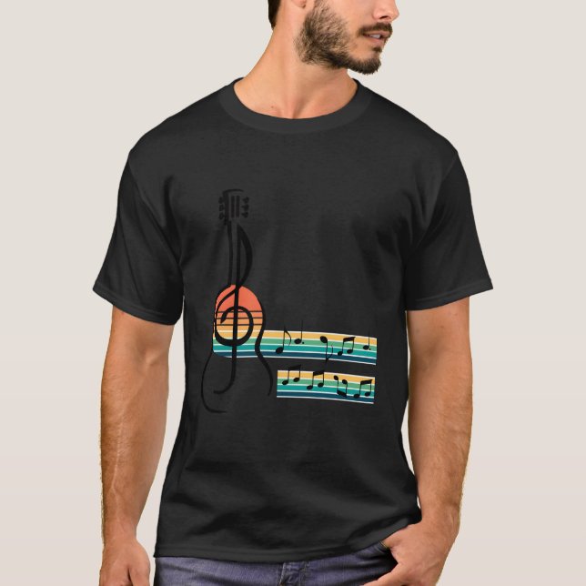 Camiseta Guitarra Para Guitaristas Músicos O Guitarra (Anverso)