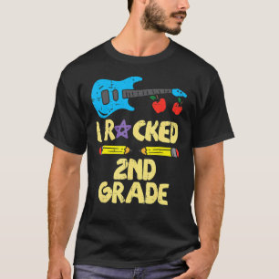 Camiseta Guitarra Que Golpeé El Segundo Grado El Último Día