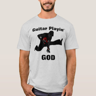 Camiseta Guitarra que juega a dios