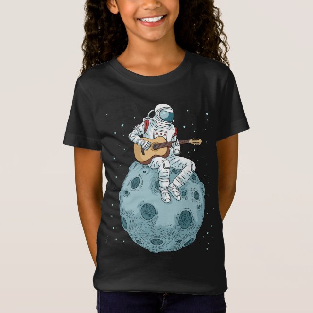Camiseta Guitarra Regalo Niños Música Telétrica (Anverso)