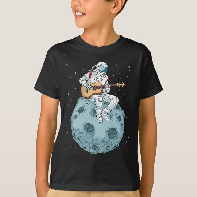 Camiseta Guitarra Regalo Niños Música Telétrica (Anverso)